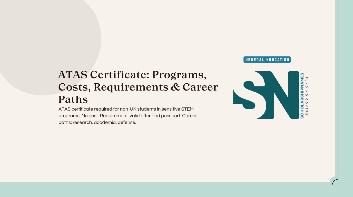 atas certificate