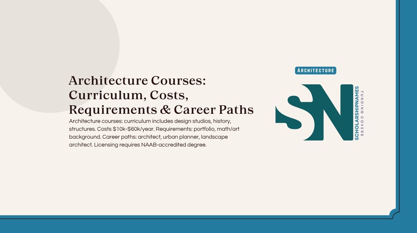 architecture courses
