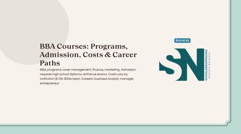 bba courses