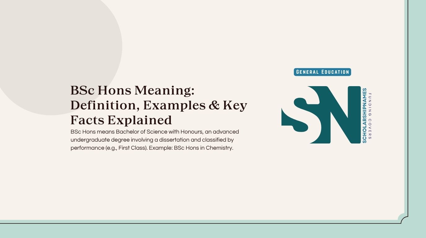 bsc hons meaning