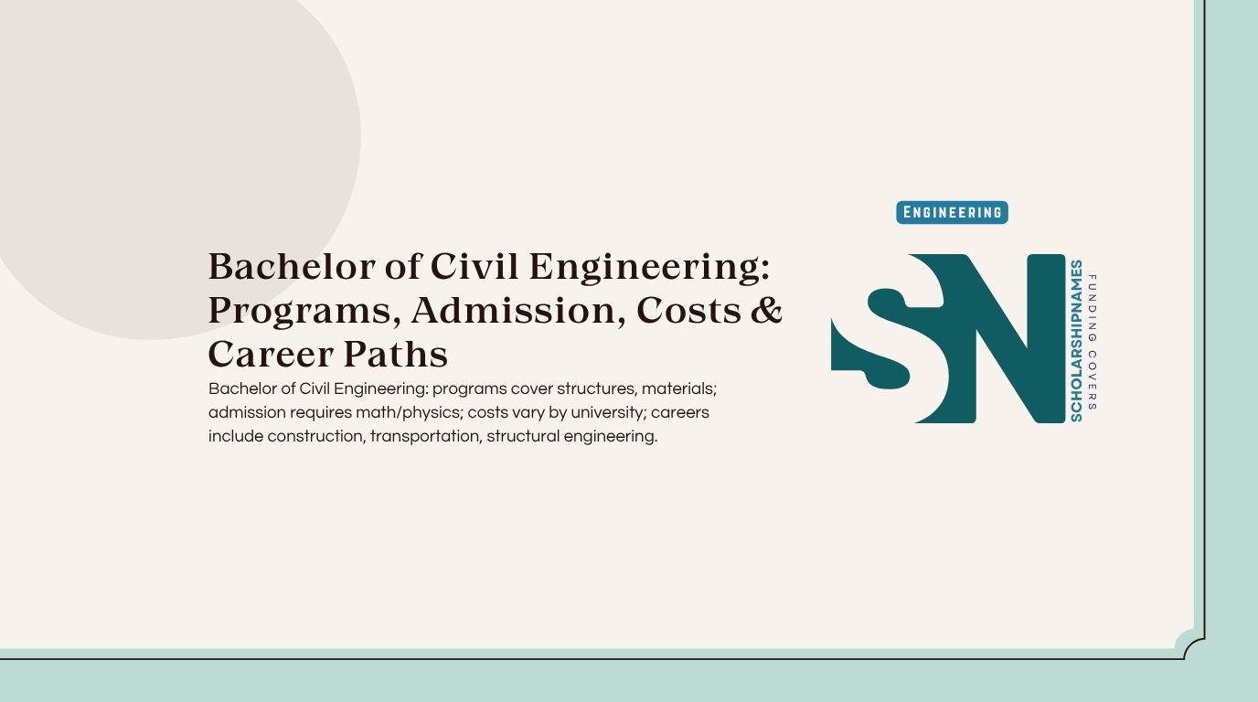 bachelor of civil engineering