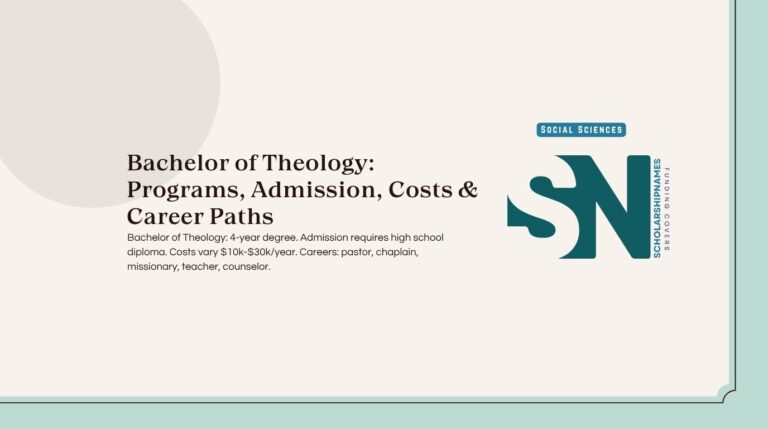 bachelor of theology