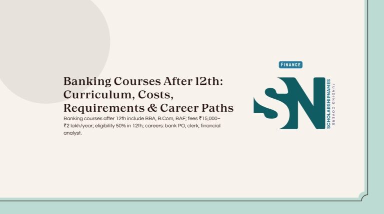 banking courses after 12th