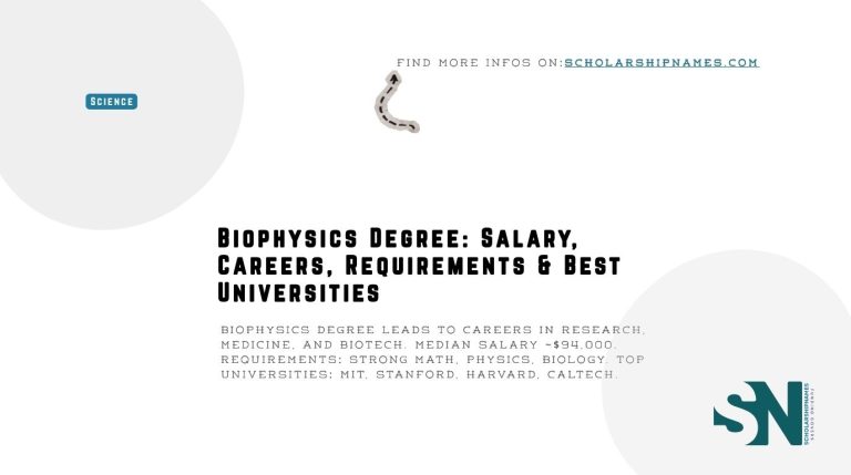 Biophysics degree