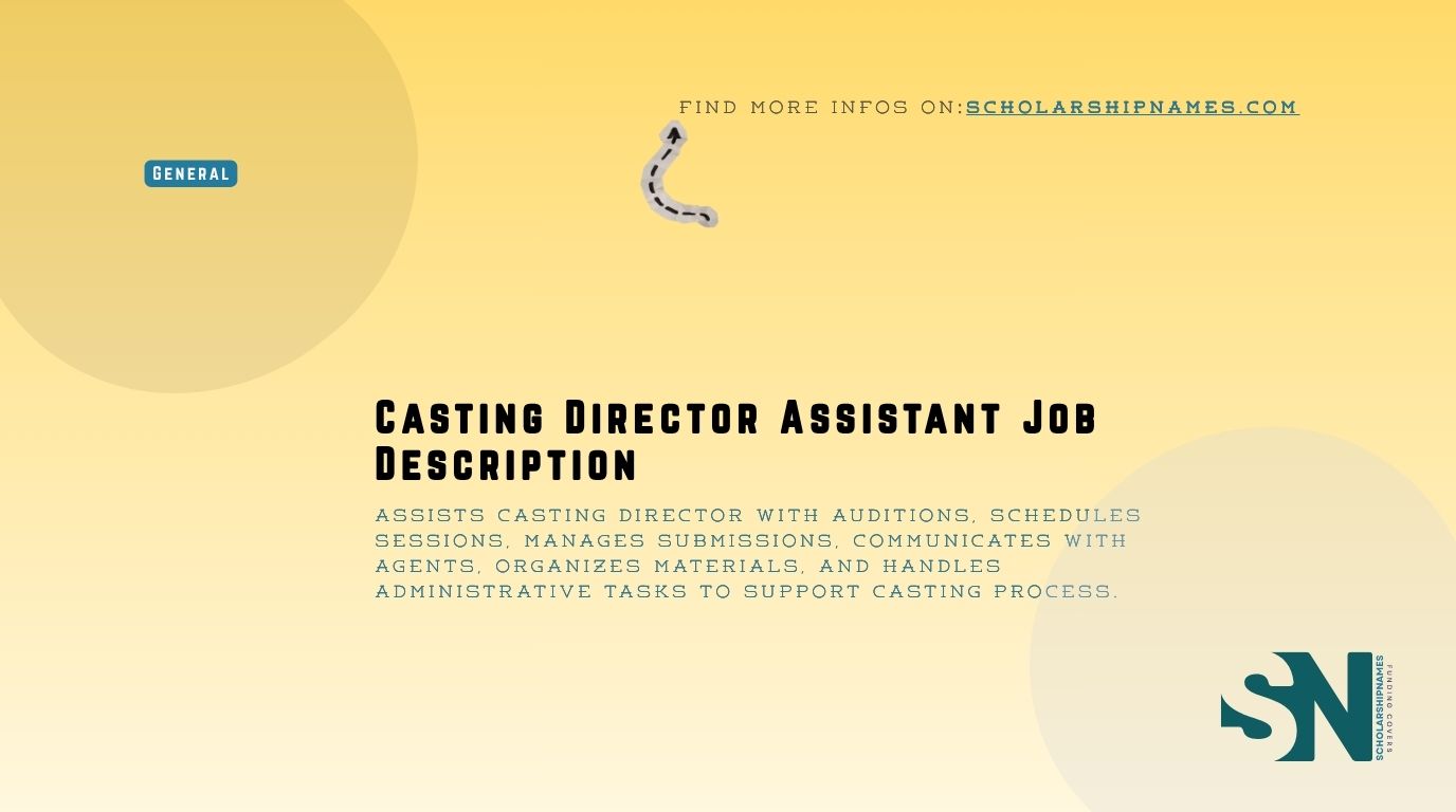 casting director assistant