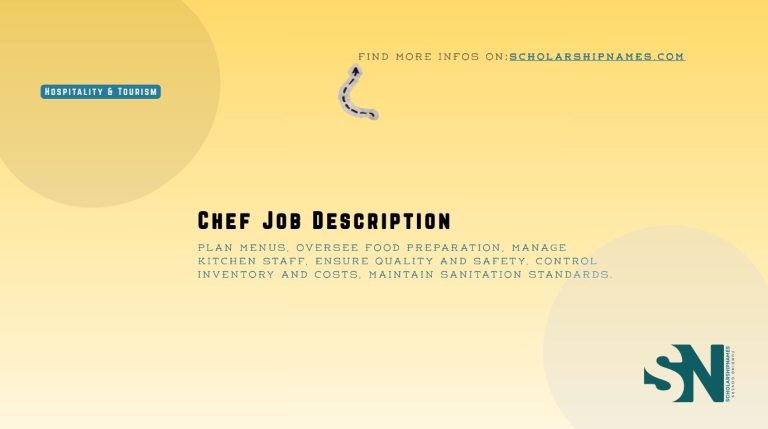 chef job description