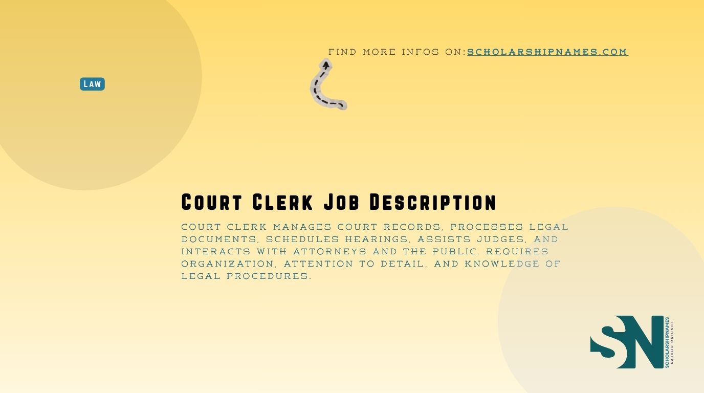 court clerk job