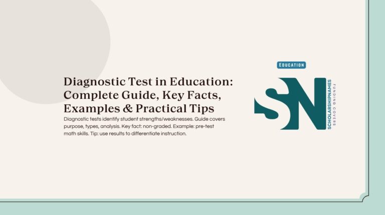 diagnostic test in education