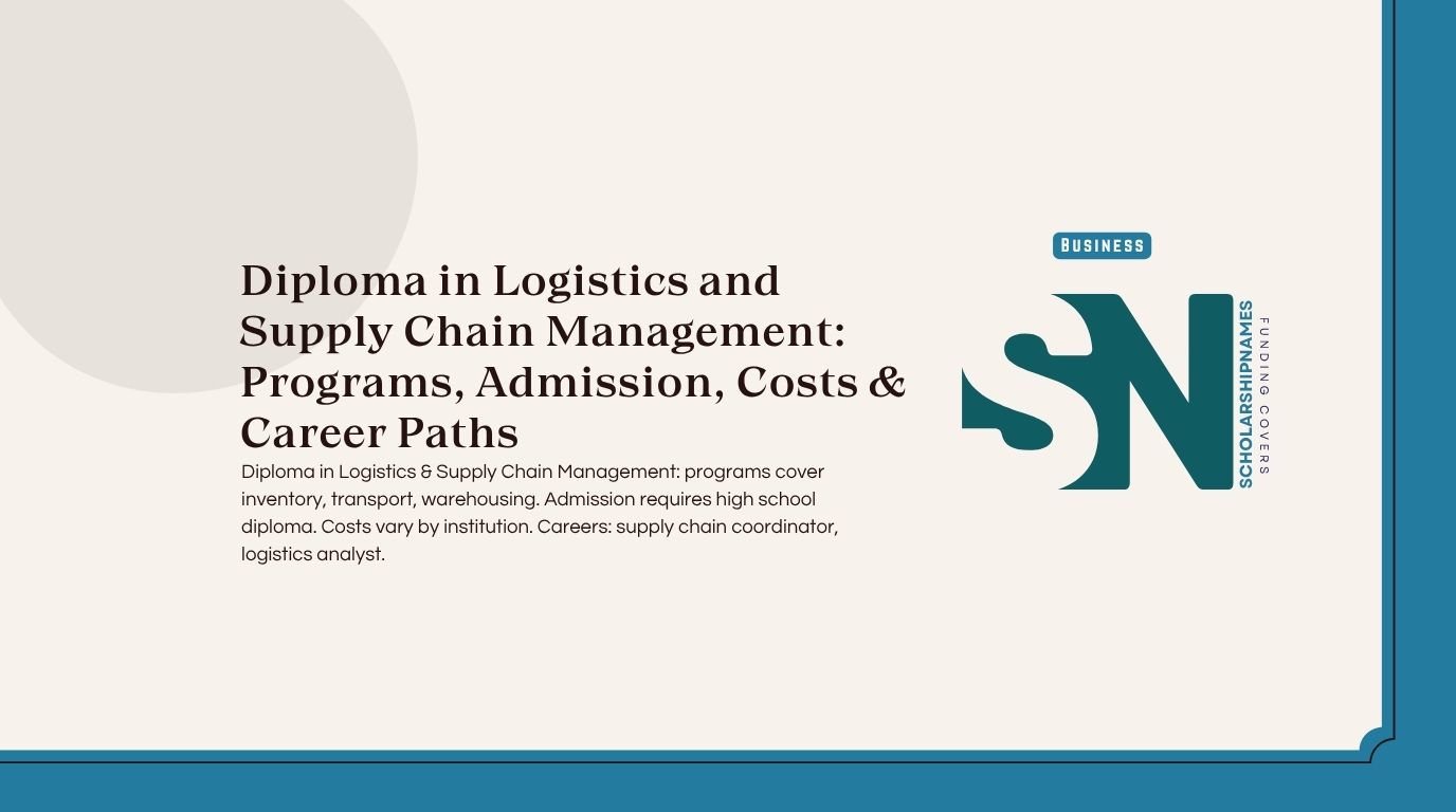 diploma in logistics and supply chain management