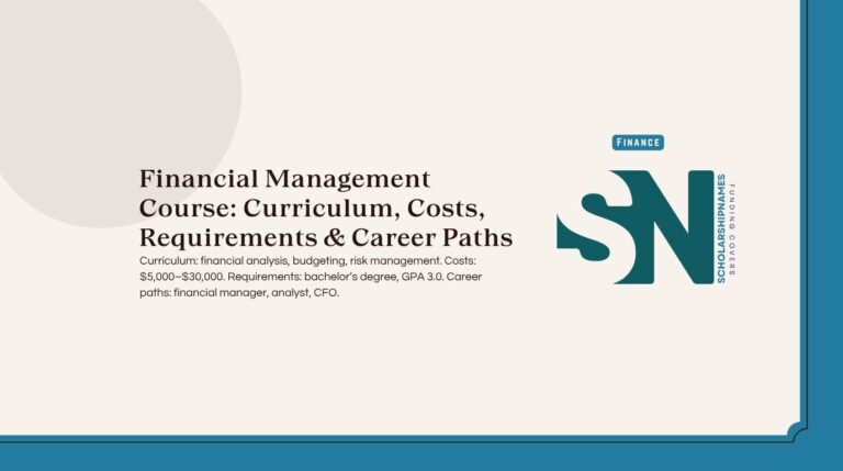 financial management course