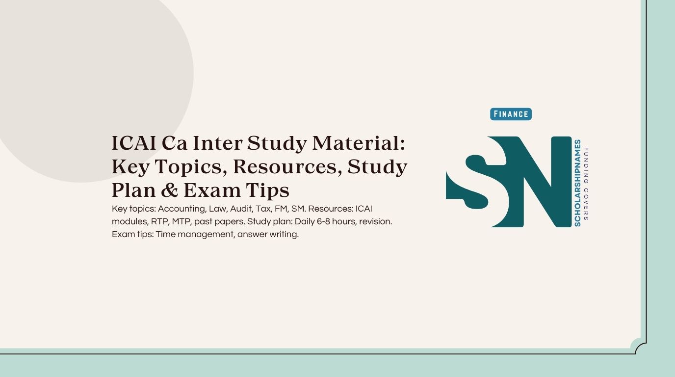 icai ca inter study material