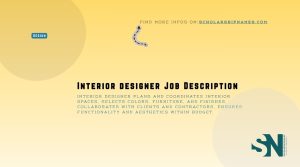interior designer job description
