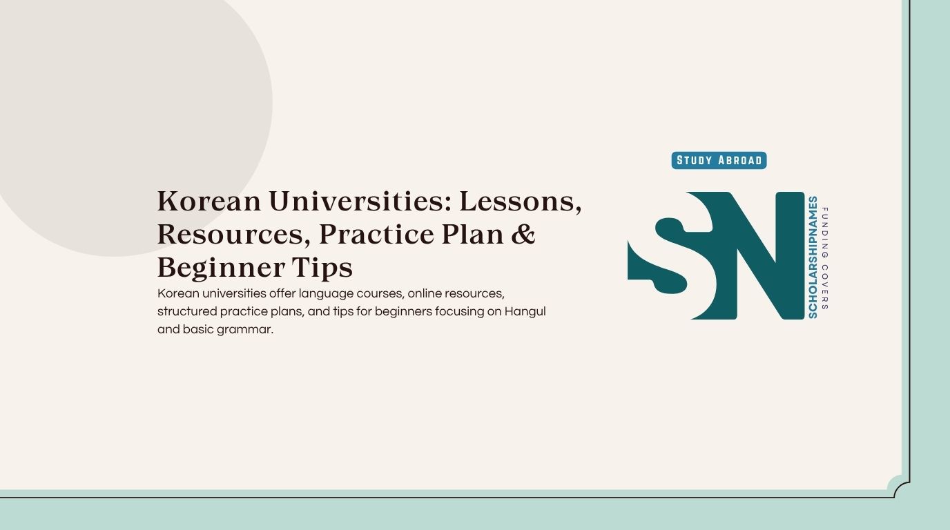 korean universities