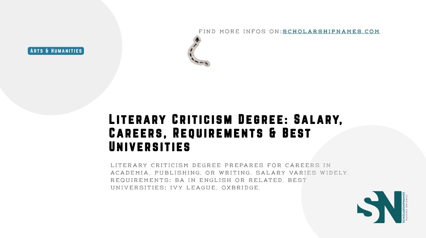 Literary Criticism degree