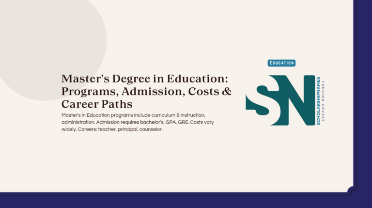 master's degree in education