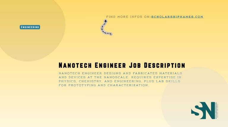 nanotech engineer job