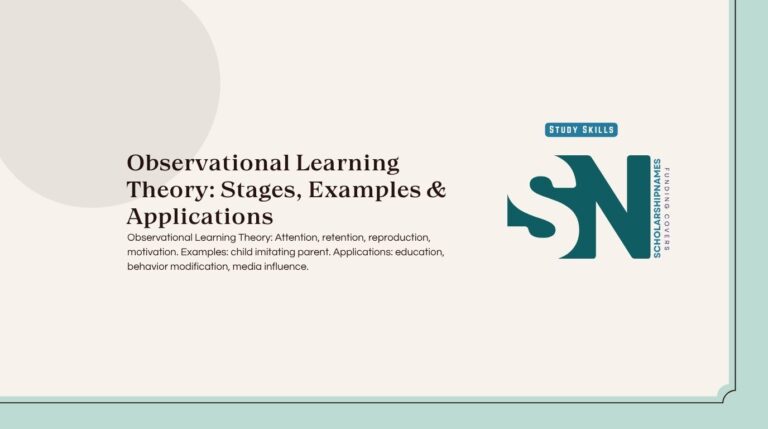 observational learning theory