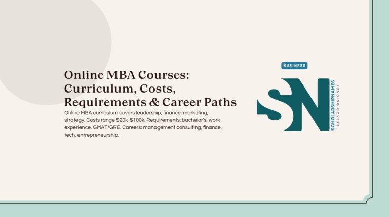 online mba courses