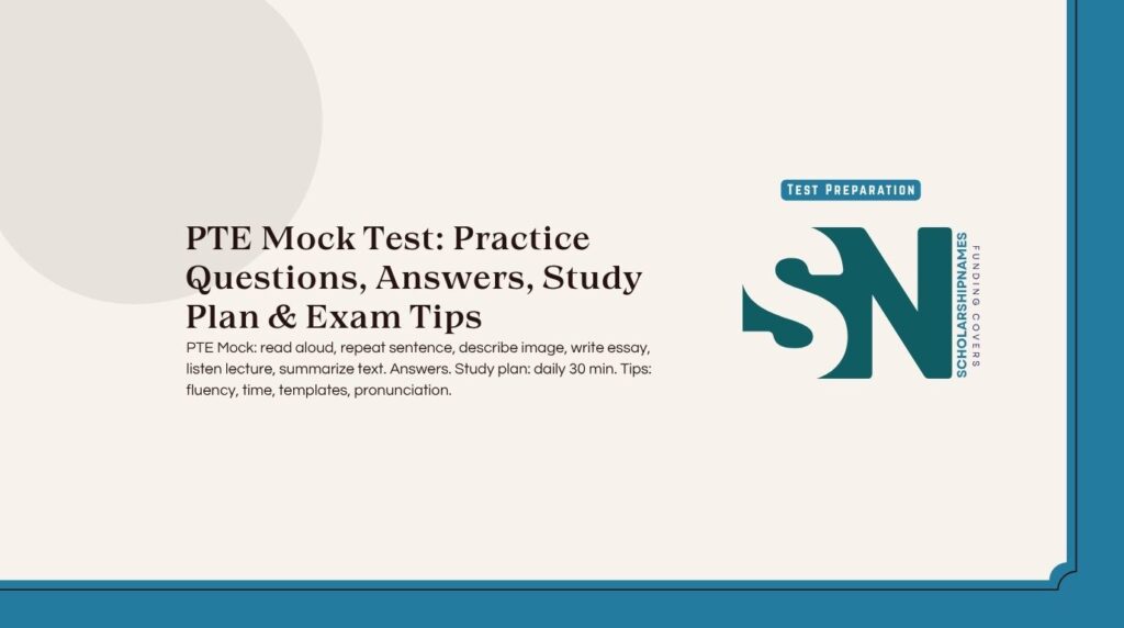 pte mock test