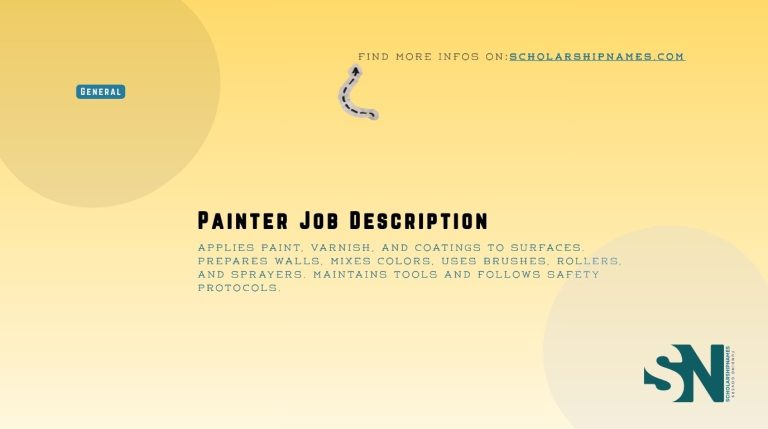 painter job description
