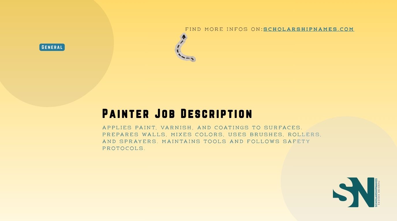 painter job description
