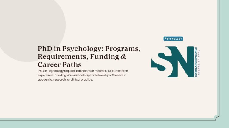 phd in psychology