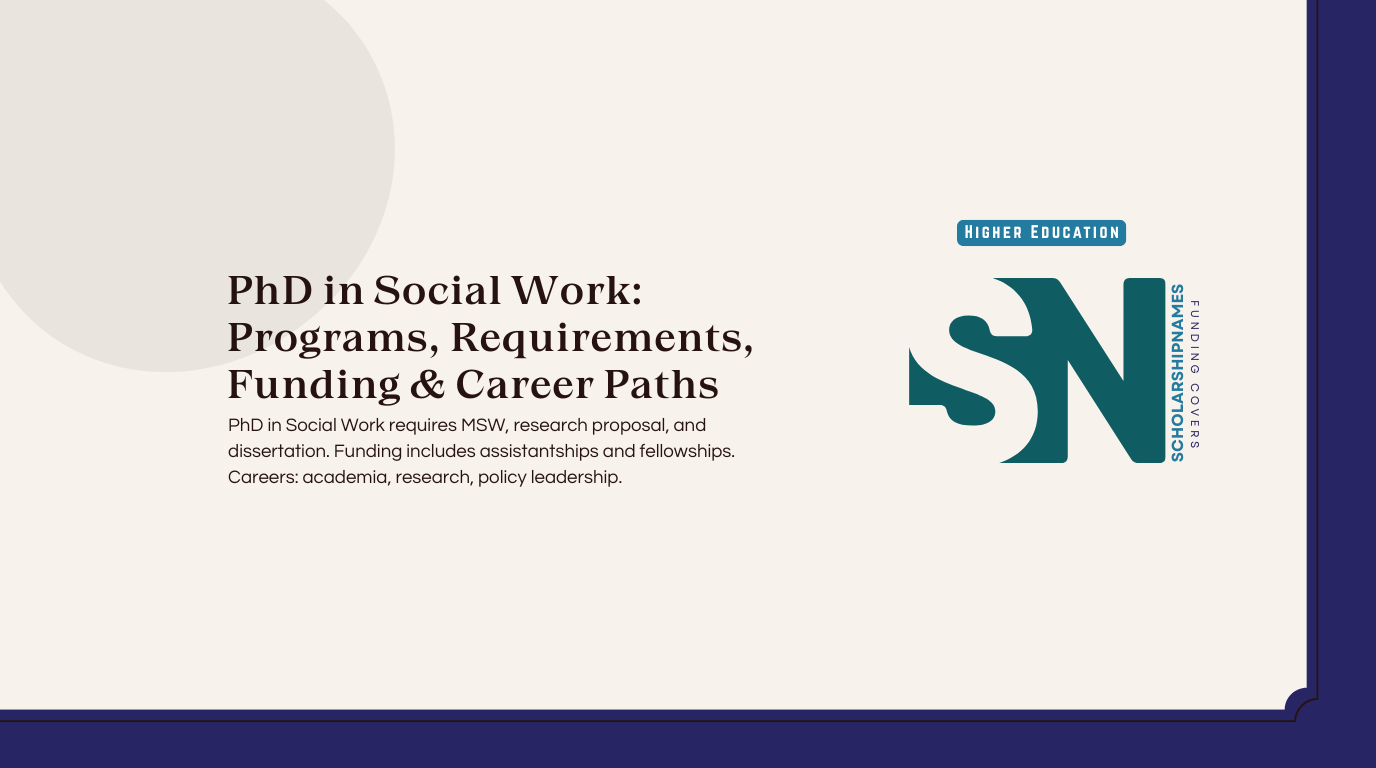 phd in social work