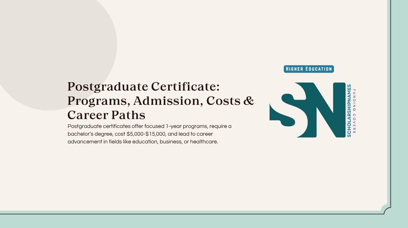 postgraduate certificate