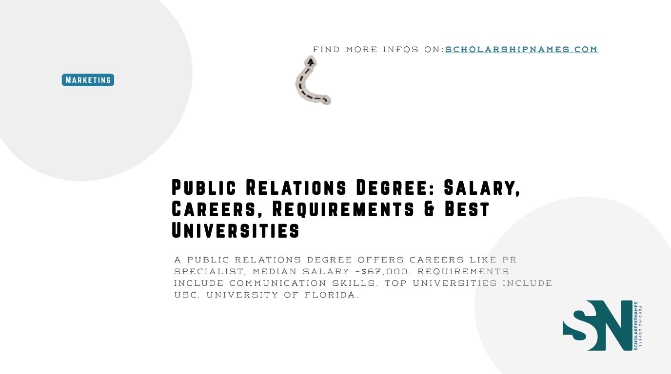 public relations degree