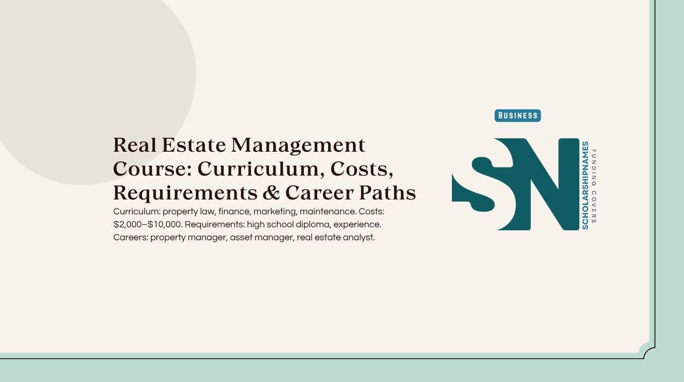 real estate management course