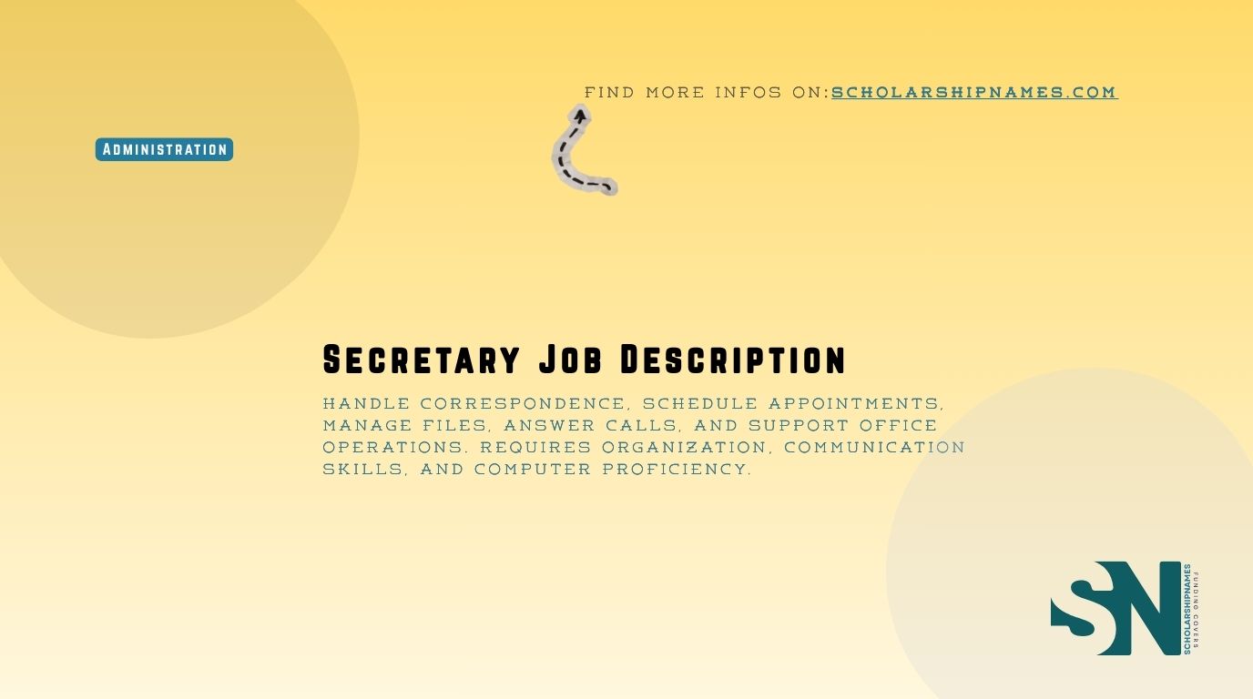 secretary job description