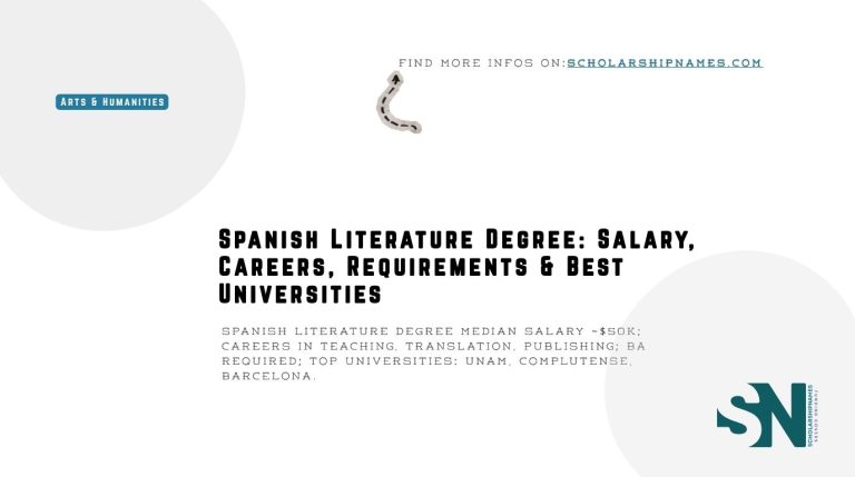 Spanish literature degree