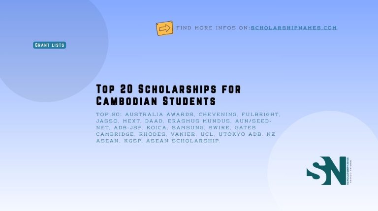 scholarships for Cambodian students
