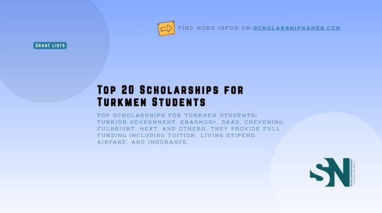 Turkmen students scholarships