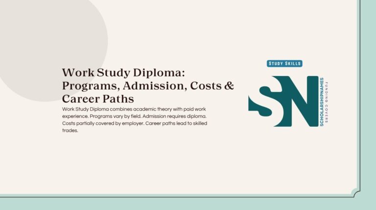 work study diploma